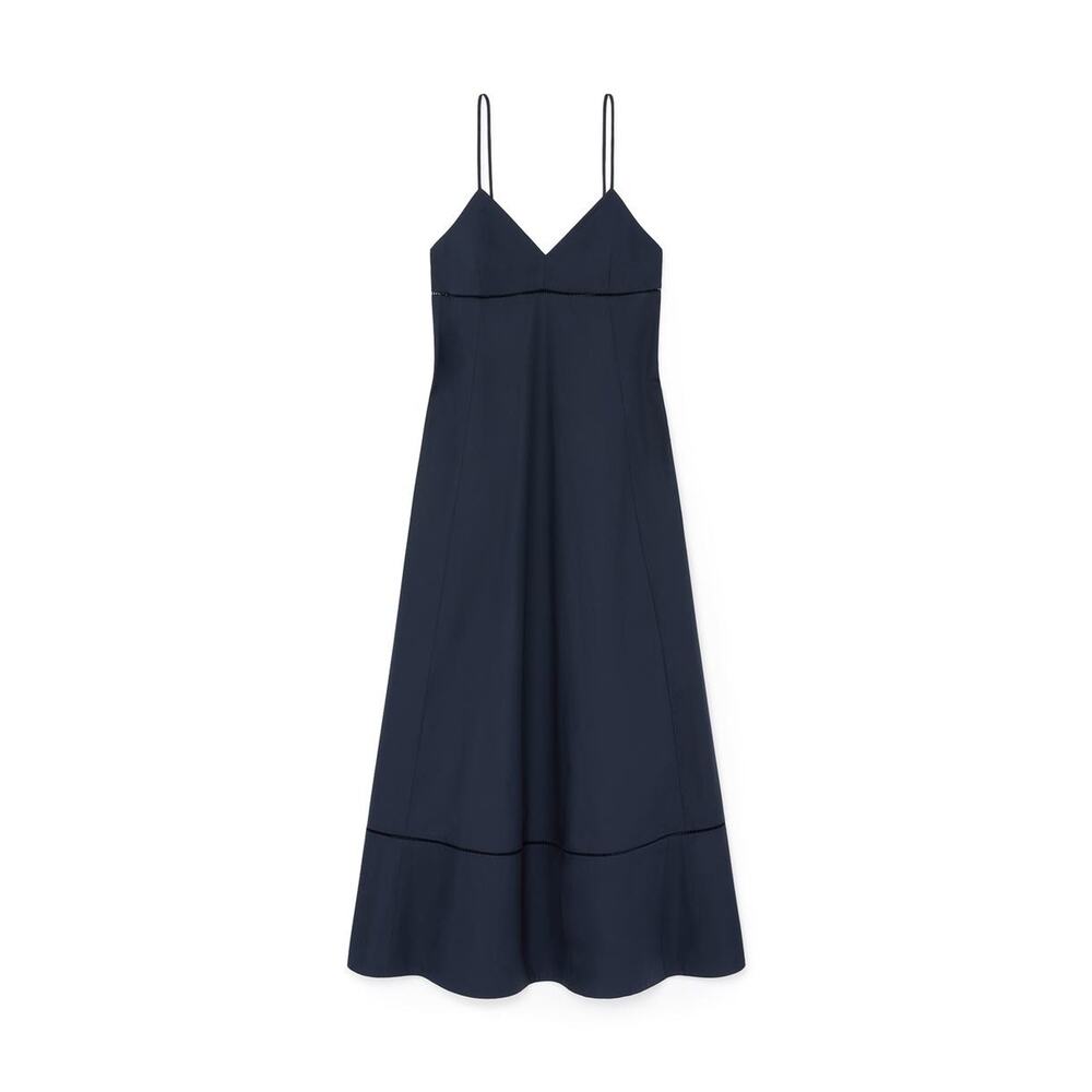 G Label by Goop Après-midi Dress - 6 - Navy